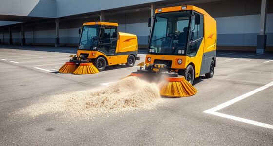 top heavy duty parking sweepers