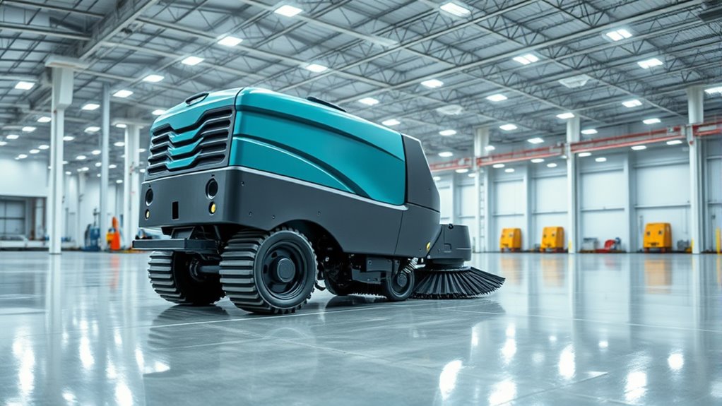 top industrial floor scrubbers