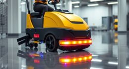 top led floor scrubber options