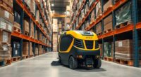 top narrow aisle floor sweepers