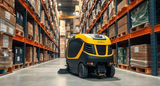 top narrow aisle floor sweepers