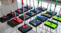 top push sweepers with dustpans