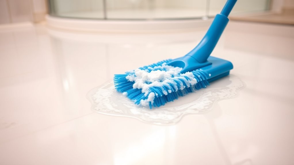 top shower tile scrubbers