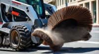 top skid steer sweeper attachments