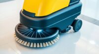 top traction drive scrubber
