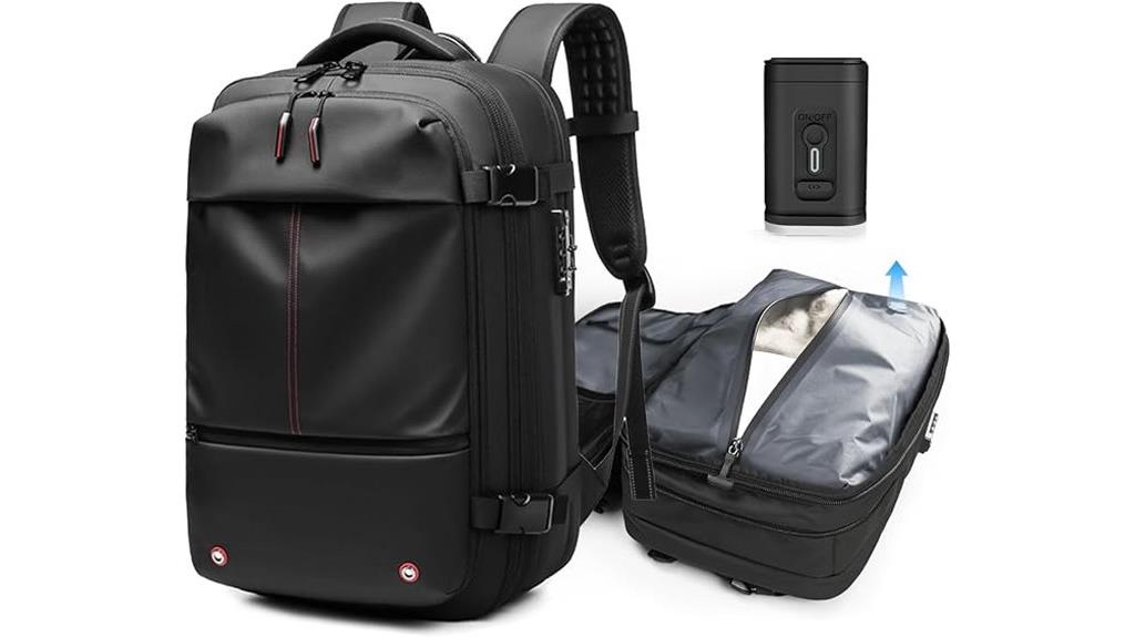 travel vacuum backpack features