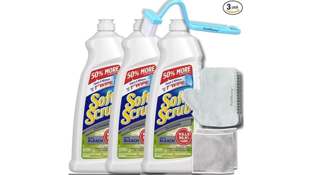 triple pack bleach cleaner
