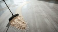 two pass dust sweeping