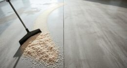 two pass dust sweeping