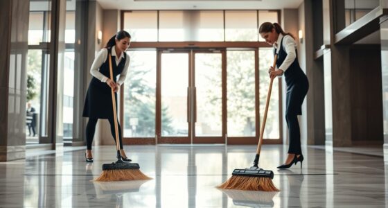 two pass dust sweeping