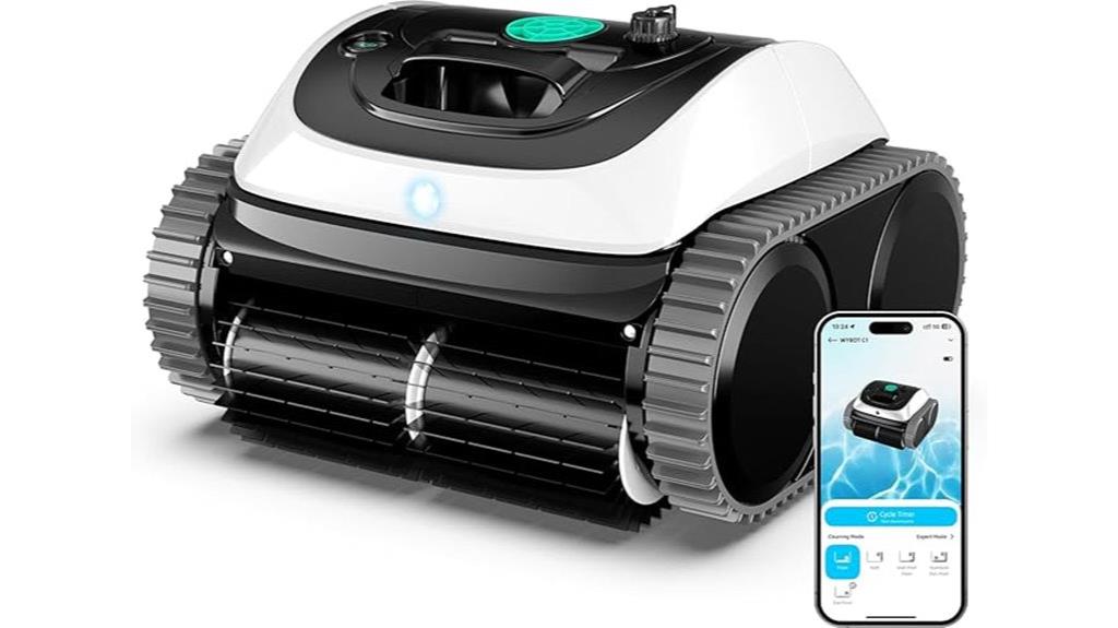 upgraded robotic pool cleaner