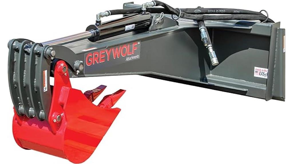 usa made skid steer backhoe