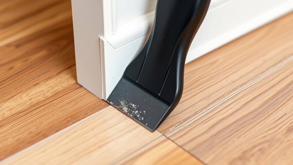 use narrow crevice attachment carefully