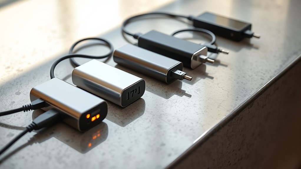 use recommended chargers properly