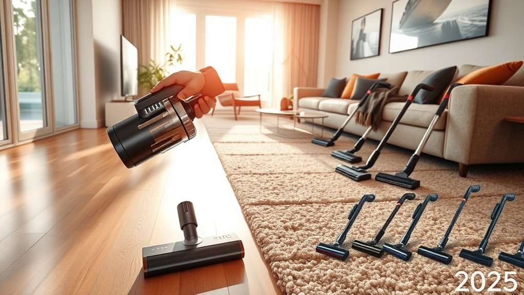 vacuum features for versatility