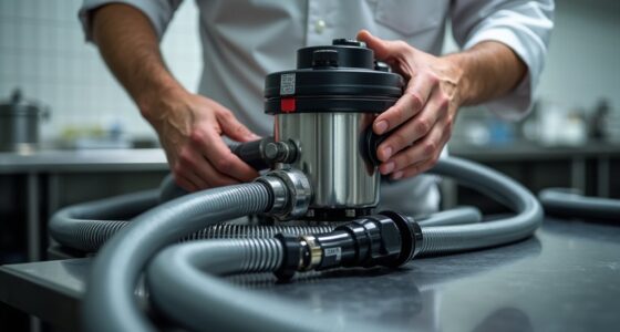 vacuum motor hose inspection