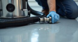 vacuum motor hose inspection