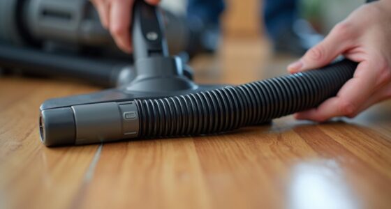 vacuum motor hose inspection
