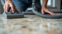 vacuum motor hose inspection