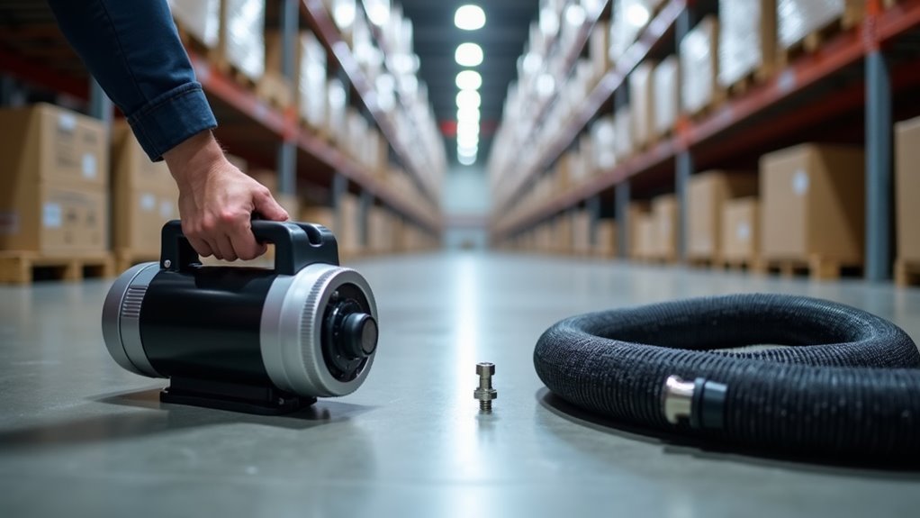 vacuum motor hose inspection