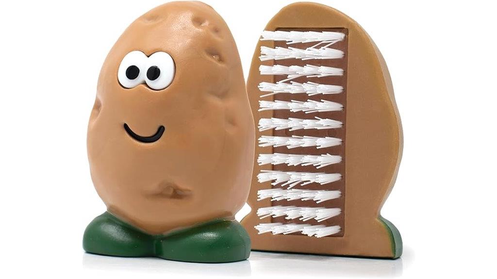 vegetable fruit scrubber brush