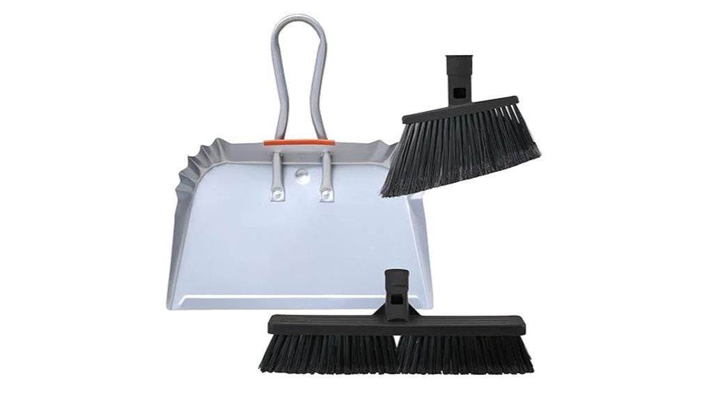 versatile broom and dustpan