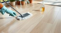 vinyl floor weekly maintenance