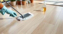 vinyl floor weekly maintenance