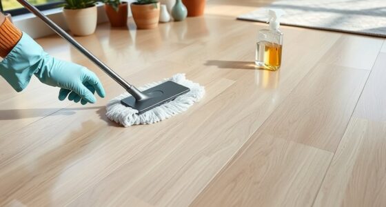 vinyl floor weekly maintenance