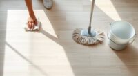 vinyl mop moisture guidelines