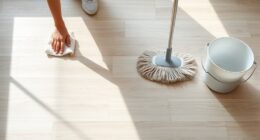 vinyl mop moisture guidelines