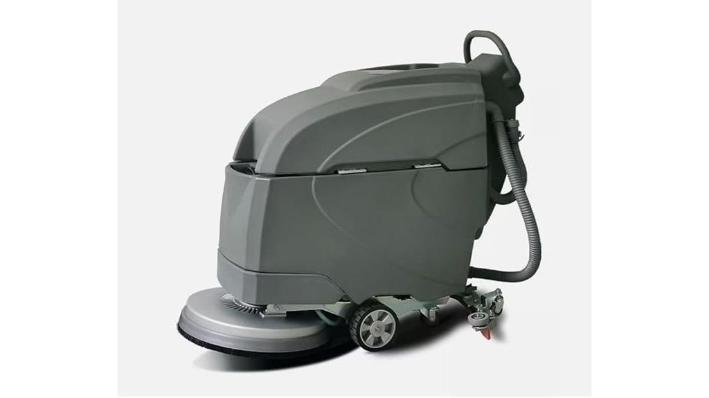 walk behind floor scrubber