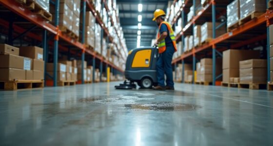 warehouse aisle cleaning errors