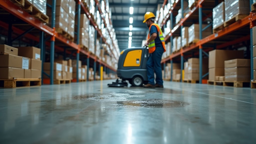 warehouse aisle cleaning errors