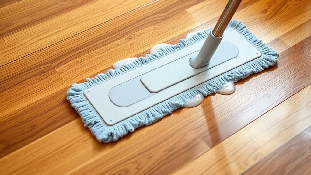 water damage to hardwood floors