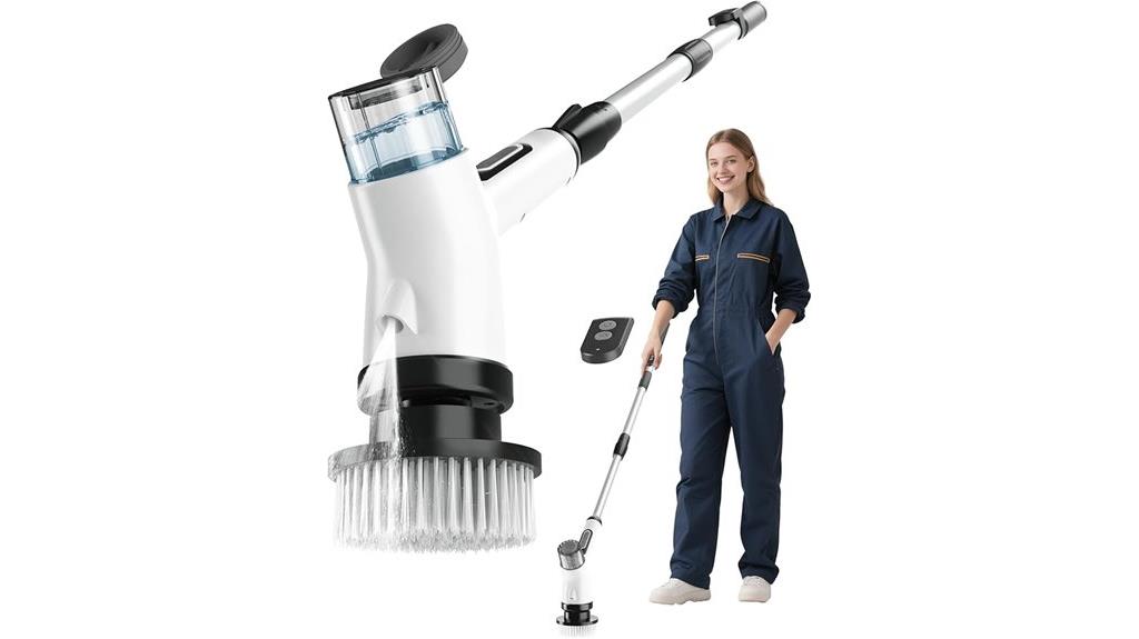 waterproof long handle scrubber