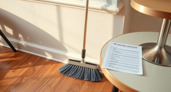 weekly cafe sweeper checklist