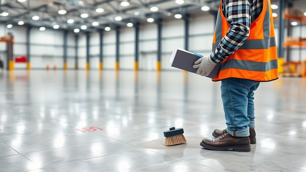weekly concrete floor maintenance