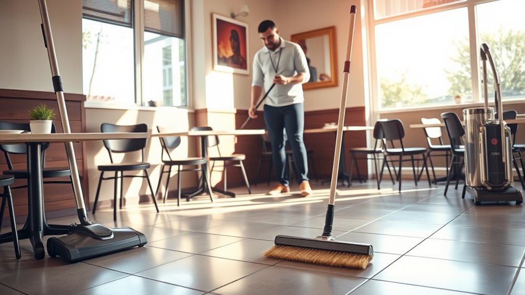 weekly sweeper maintenance routine