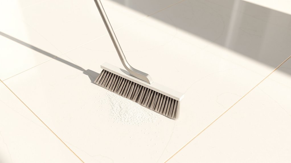 winter floor cleaning routine