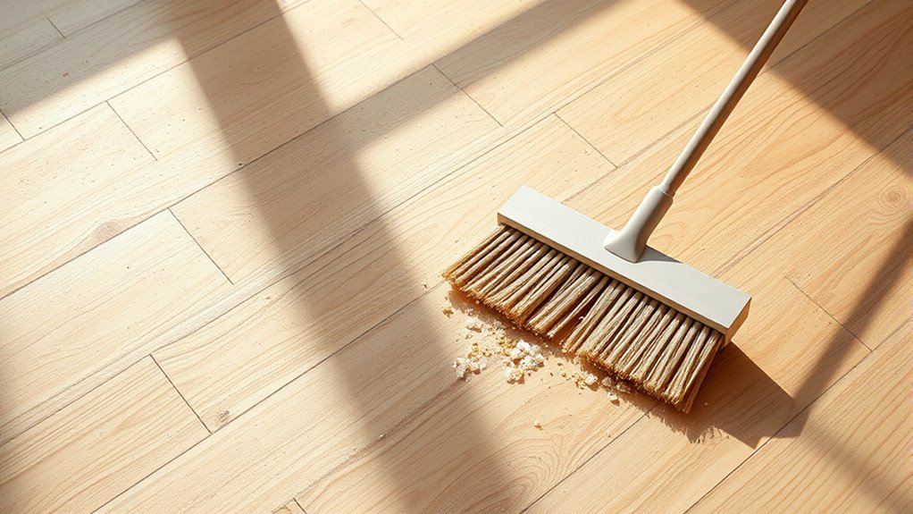 winter floor maintenance routine