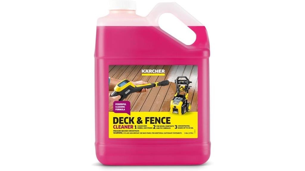 wood and deck cleaning
