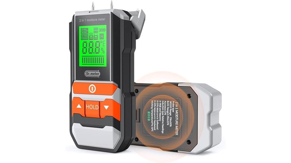 wood moisture measurement device