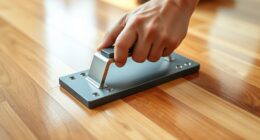 adjust pad pressure carefully