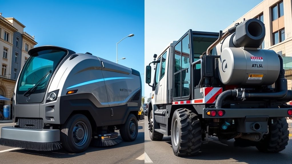 battery vs lpg diesel sweepers