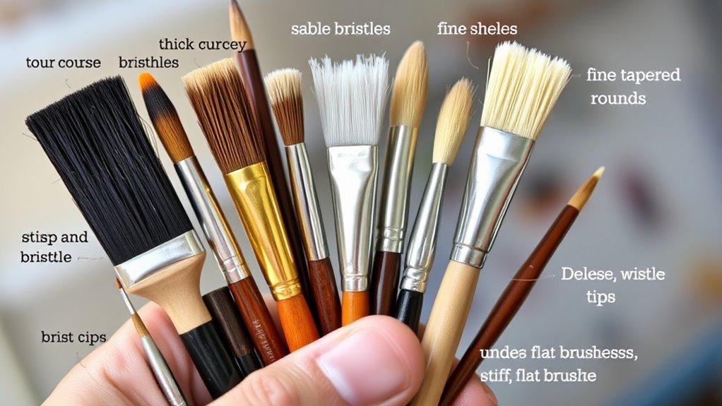 choose appropriate bristle type