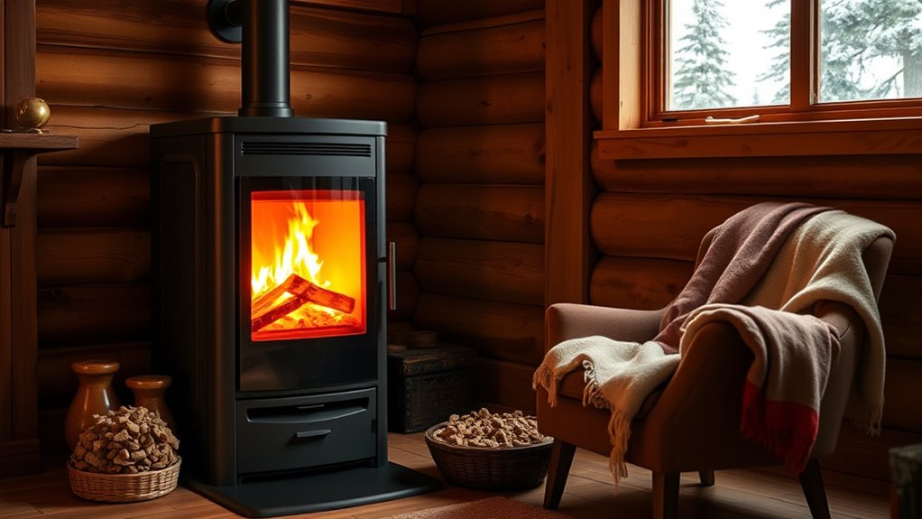 choosing efficient off grid pellet stoves