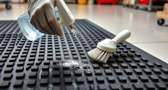 clean and maintain mats