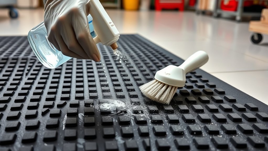 clean and maintain mats