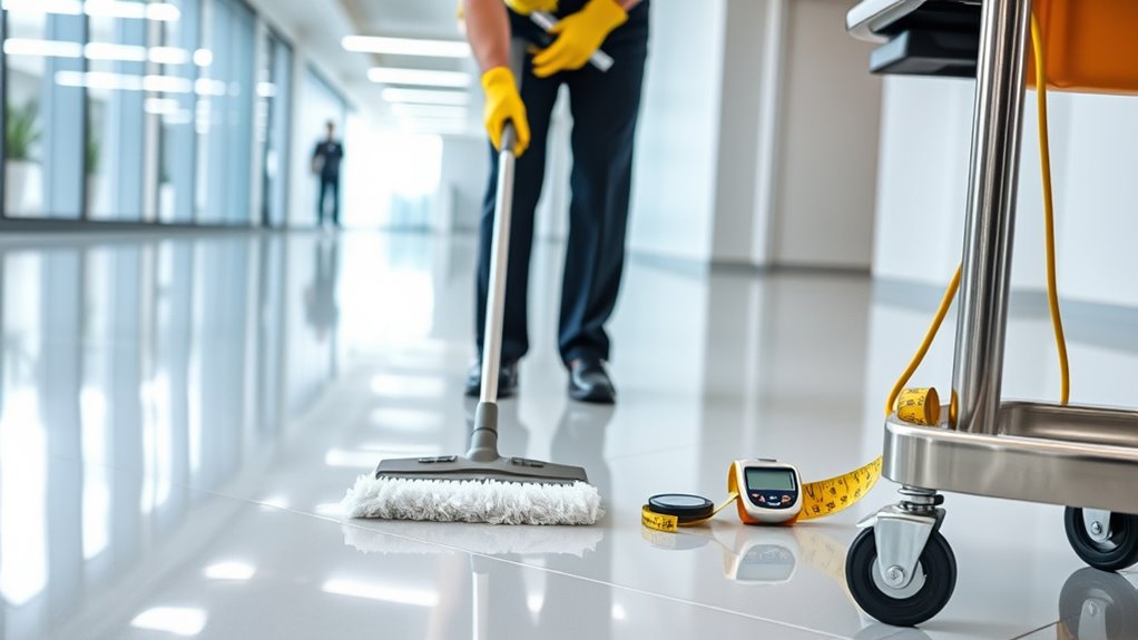 cleaning efficiency measurement method